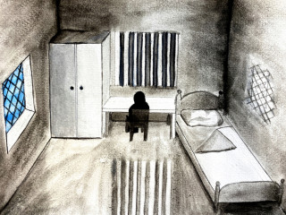 jail cell bedroom