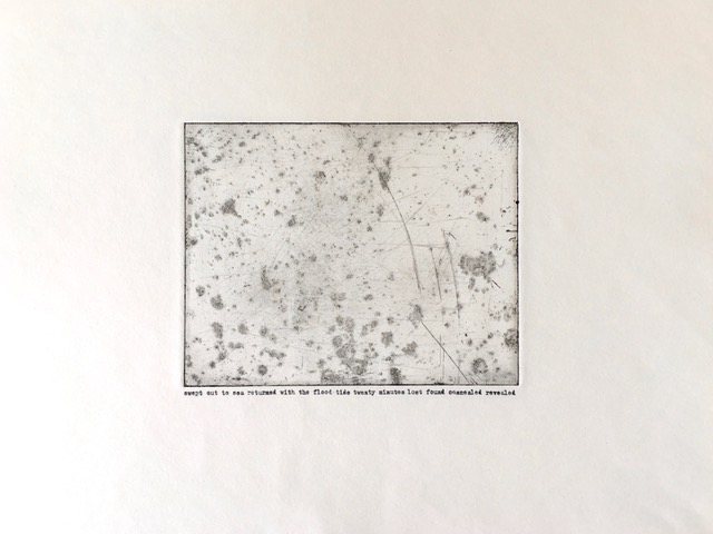 HAZEL BURGESS 'Swept Away' etching