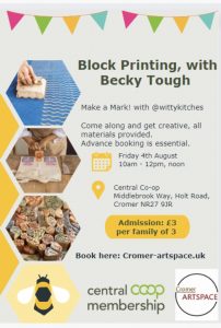 block printing workshop
