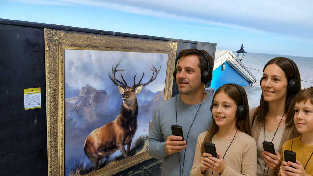 Family audio tour around cromer