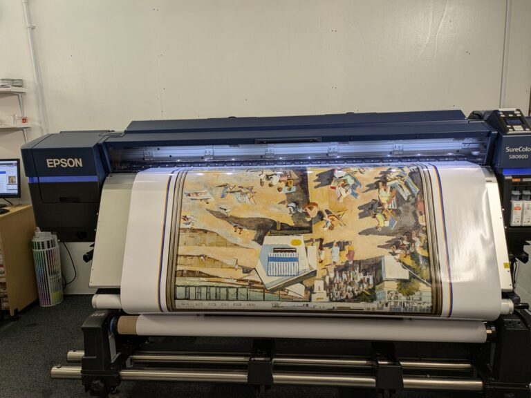 Corporation Blue, Heather Brennan at the Printers